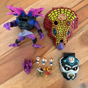 Vintage 90s Mighty Max Toy Collection - Bundle - Mixed Shells and Figures - Picture 1 of 17