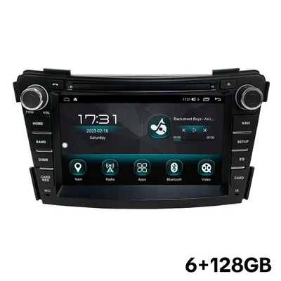 Apple Carplay For Hyundai I40 2011-2021 Car Radio GPS Stereo Android 14 Navi FM - Image 1 of 4