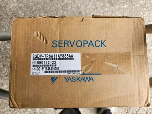 Yaskawa SGDV‑7R6A11AY885AA Servo Amplifier – Open Box New - Picture 1 of 3