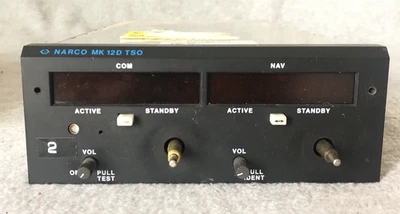 Narco Mk-12D TSO 14VDC PNO6222 No Glideslope Or Tray Untested As Removed - Image 1 of 4