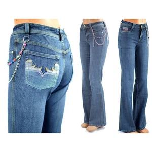 Jeans con decorazione catena - Foto 1 di 8