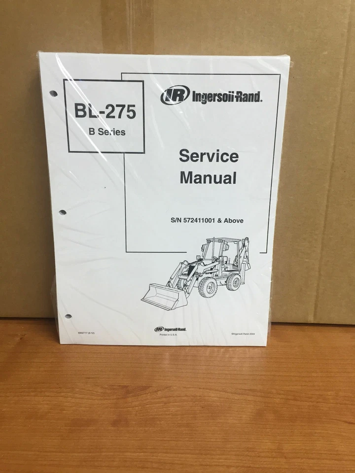 Bobcat BL275 B Series Loader Backhoe Service Manual Shop Repair Book # 6902717 - Image 1 of 1