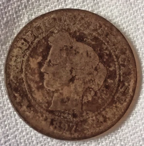 Münzen Frankreich 5 Centimes 1897 A - Bild 1 von 2