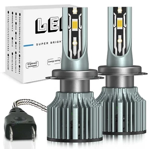 Led headlight bulbs high low beam Conversion Kit 6000K Super Bright White Set 2X - Picture 1 of 94