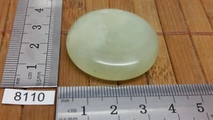 SERPENTINE qualité AA galet pierre plate - mineraux lithotherapie massage reiki - Picture 1 of 1