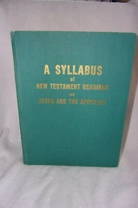 1966 Lehrplan der neutestamentlichen Lesungen über Jesus & Apostel BYU Mormon  - Bild 1 von 6