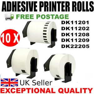 10 X ETICHETTA INDIRIZZO DK11201/202/208/209/22205 PER BROTHER QL VENDITORE UK - Foto 1 di 6