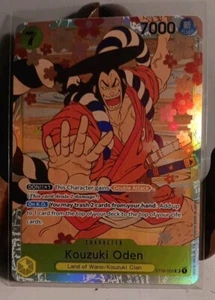 Kouzuki Oden ST09-005 SR Super Rare Holo One Piece TCG Card Game NM/M - Bild 1 von 2