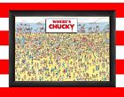 Where&#39;s Chucky Childsplay print - NEW - Where&#39;s Wally Where&#39;s Waldo parody