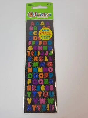 New Vintage SandyLion Sticker Prismatic Alphabet Stickers Letters  - Image 1 of 4