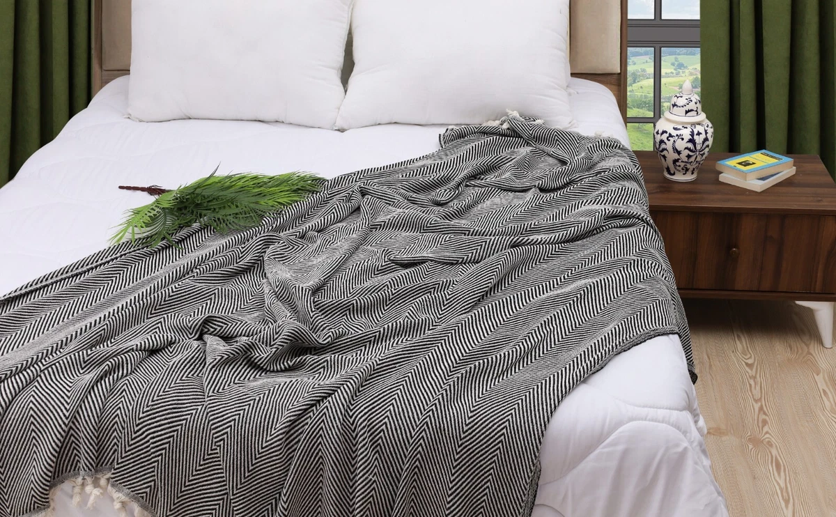 Jubel Überwurf 70x54 Cm – Bunte Ethno-Decke Als Sofa- Oder Wanddekoration
