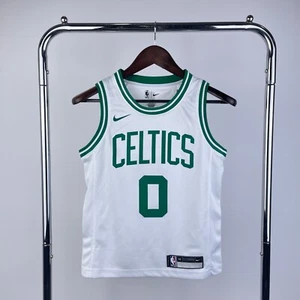 NEWJAYSON TATUM #0 YOUTH S BOSTON CELTICS WHITE JERSEY BASKETBALL - Picture 1 of 4