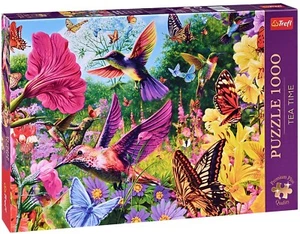 NEW Trefl Jigsaw Puzzle 1000 Pieces 10806 Hummingbird Garden - Imagen 1 de 2