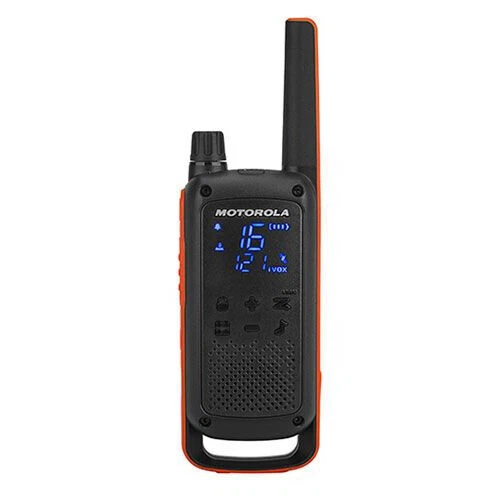 Motorola Talkabout T82 Tragbares 2-Weg Radio - Schwarz/Orange, 2 Stück