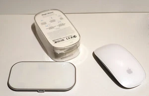 Apple A1296 Magic Mouse - Weiß (MB829Z/A) inkl. Mobee Wireless Charger - Bild 1 von 2