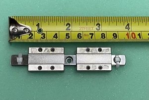 Schneeberger MN9-G3-V0 Linear Rail 95mm L, 9mm W, 5.5mm H 2 carriage blocks USED - Picture 1 of 2