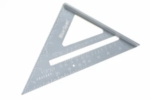 BlueSpot 150mm 6" Aluminium Speed Square Roofing Rafter Angle Measure Guide - Picture 1 of 1