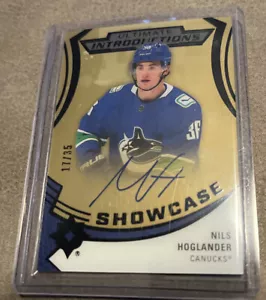 2020-21 Ultimate Collection Introductions Gold /35 Nils Hoglander Rookie Auto RC - Picture 1 of 2