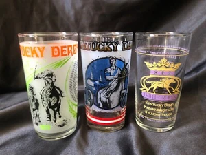 2 Kentucky Derby 1 Triple Crown Mint Julep Glass Bar Ware Cocktails 1972/76/79 - Picture 1 of 12