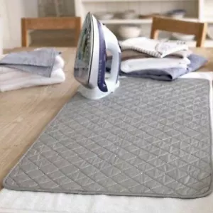 IRON ANYWHERE MAT FOLDING PORTABLE TABLE TOP SPACE SAVING TRAVEL CARAVAN LAUNDRY - Picture 1 of 6