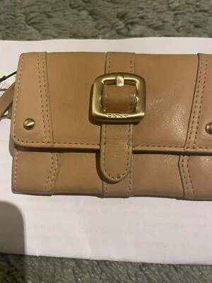 DKNY Cartera Cuero Vegetal Beige Foto 1 de 4