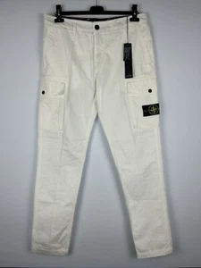 White Stone Island Cargo Trousers (New With Tags) - Foto 1 di 8