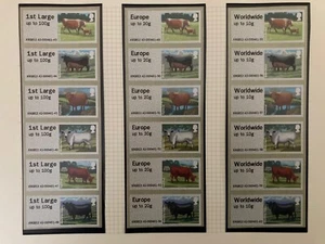 CATTLE HYTECH STAMPEX 2012 A2 SET 36 to 40g POST GO SEE ALL SCANS RARE FV £106 - Picture 1 of 3