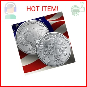 1 Troy Oz. Buffalo Authentic Silver Round| Commemorative Piece Made from .999 Fi - Picture 1 of 2