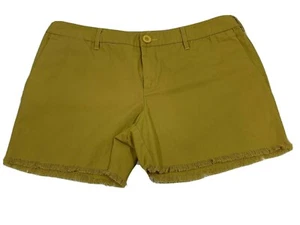 Ivy Jane Damenshorts zum Selbermachen senfgelb Fronttaschen Größe 12 - Bild 1 von 9