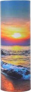 Ocean Sunset Scattering Urn – Biodegradable Scatter Tube for Ashes - Cremation U - Picture 1 of 6