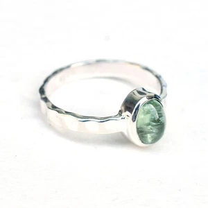Natural Green Tourmaline Ring 925 Sterling Silver Tourmaline Ring Gift Rin-TR072 - Picture 1 of 3