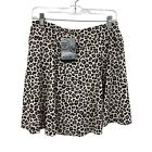 Chinfun Swim Skirt Leopard print UPF 50+ Womens size XL NEW