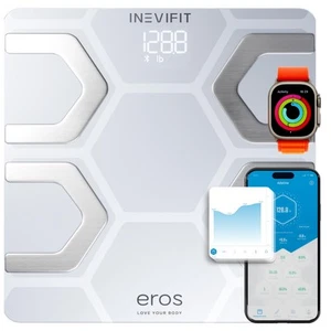EROS Bluetooth Body Fat Scale Smart BMI Highly Accurate Digital Bathroom Body... - Picture 1 of 6