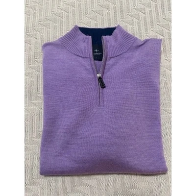 Jersey Tailor Byrd púrpura cuarto cremallera talla L Foto 1 de 4