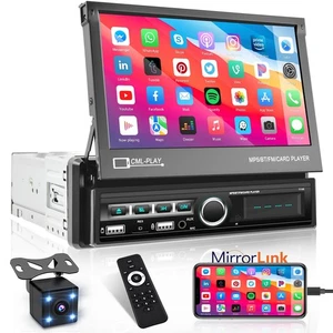 Single Din Touchscreen Car Stereo 7 Inch Touch Screen Car Radio, Automatic Fl... - Picture 1 of 8
