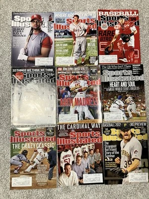Sports Illustrated St Louis Cardinals Pack - 9 revistas - Pujols, música y más Foto 1 de 4