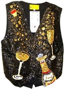 Pailletten Weste Let's Celebrate (Erwachsene-Unisex) - Bild 1 von 1
