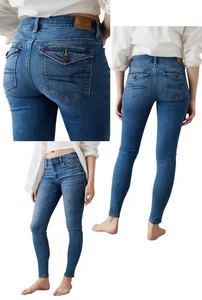 American Eagle Jeans Low Rise Jegging Y2K Pattentasche weich skinny 8S 29 x 26 - Bild 1 von 6
