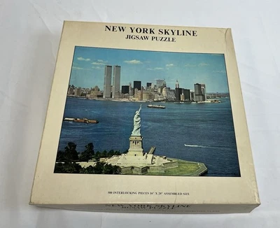 Vintage New York Skyline Jigsaw  Puzzle 1975 🧩 - Image 1 of 4
