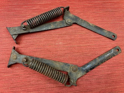 Bonito par de bisagras de capó para camioneta Ford 1940-1947, cabeza plana Hot Rat Rod Lowrider Foto 1 de 4