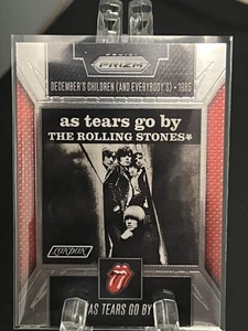 AS TEARS GO BY---2025 PANINI PRIZM----ROLLING STONES----FREE SHIPPING - Picture 1 of 2