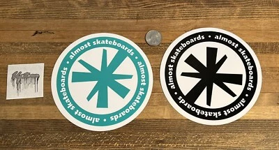 Lot Of 2 Almost Skateboards stickers Skateboarding Rodney Mullen Blind - Image 1 of 3