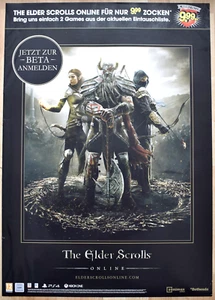 The Elder Scrolls Online RARO PS4 XBOX ONE 59cm x 84cm Poster Promozionale - Foto 1 di 1