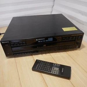SONY CDP-C625 5-Disc CD Compact Disc Player & Remote DSP 18-BIT DAC 1992 JAPAN - Picture 1 of 19