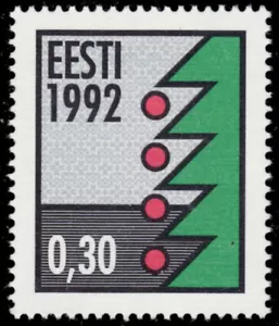 ESTONIA 235 - Christmas "Tree Decorations" (pb93952) - Picture 1 of 1