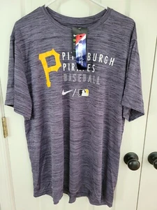 XXL -- Pittsburgh Pirates Nike MLB Authentic Dri-Fit SHIRT 2XL BRAND NEW - Picture 1 of 3