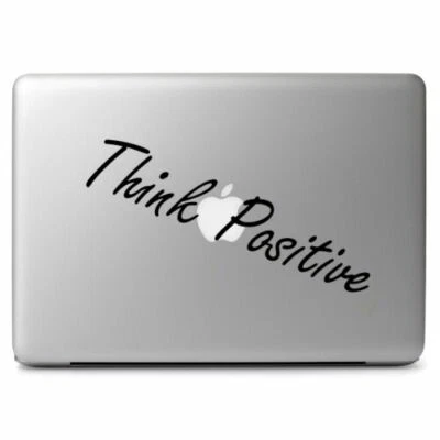 Think Positive VInyl Decal Sticker for Macbook Laptop Car Window Wall Door Decor - Image 1 of 4