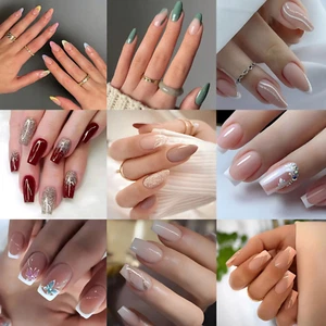 Fake Nails | Shows Special 🎬🍿🎟 | Falscher Kleber PressOn 24 Stück Acryl Tips - Bild 1 von 71