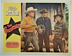 1952 The Gunman, Whip Wilson, Vintage Movie Lobby Card, Western, BN7 - Bild 1 von 1