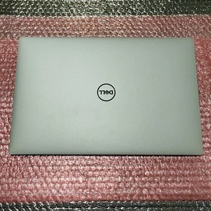 USED Sliver 13.3'' Dell XPS P82G 13 9370 Screen Assembly Whole TOP Lid FHD 1080p - Picture 1 of 7